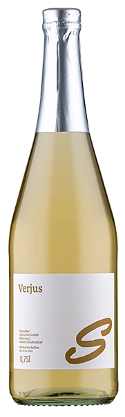 Verjus vom Weingut Scheucher Bild von einer Flasche Verjus vom Weingut Scheucher